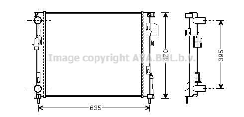 AVA QUALITY COOLING Radiaator,mootorijahutus RT2303